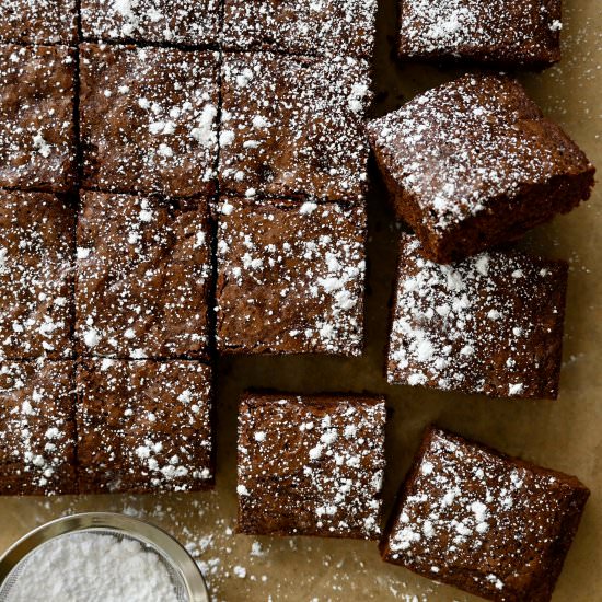 How to Cut Brownies Cleanly - Recipe photo by justataste