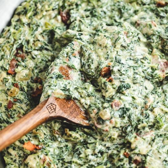 Creamed Spinach - Recipe photo by TheBetteredBlondie