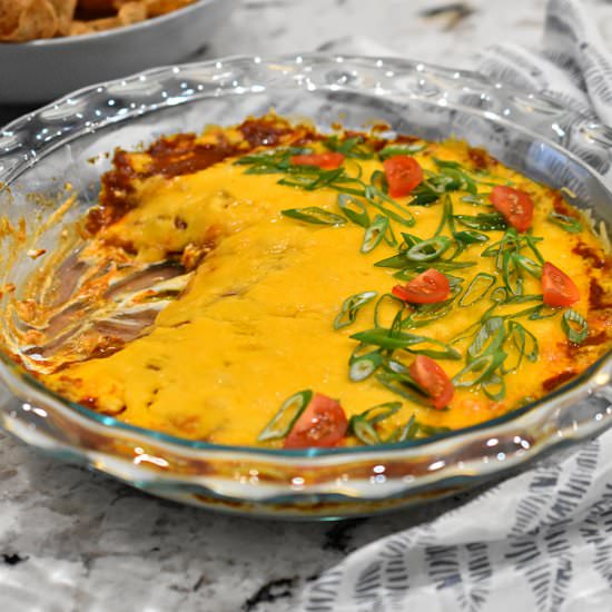 3 Ingredient Chili Cheese Dip - Recipe photo by Encharted Cook