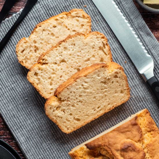 Vegan Beer Bread - Recipe photo by lovingitvegan