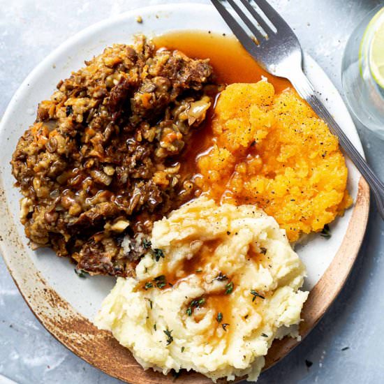 Easy Vegan Haggis - Recipe photo by myveganminimalist