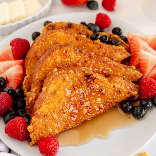 Crunchy French Toast - Recipe photo by KyleeCooks