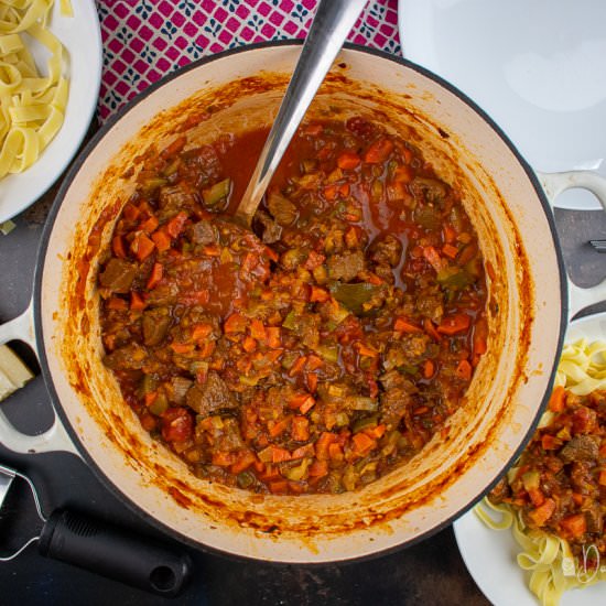 Leftover Lamb Ragu - Recipe photo by donnadundasblog