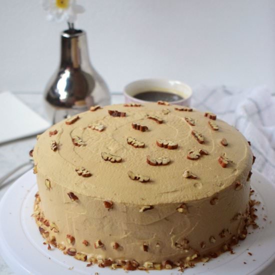 coffee and walnut cake - Recipe photo by rumkisgoldenspoon