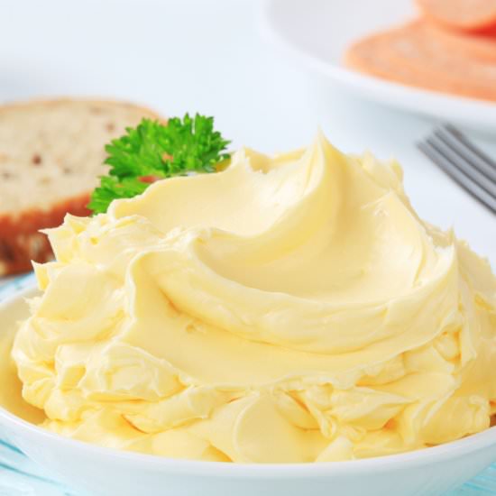 Homemade Butter With Cream - Recipe photo by Everything Pretty