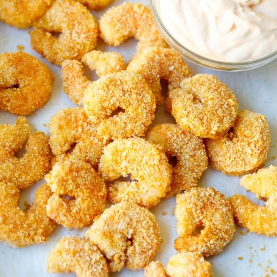 Baked Breaded Shrimp - Recipe photo by lslfunblog