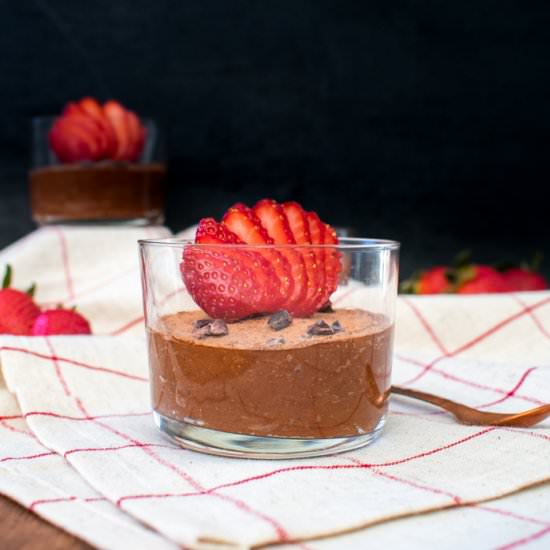 Eggless chocolate mousse - Recipe photo by petitedecadence