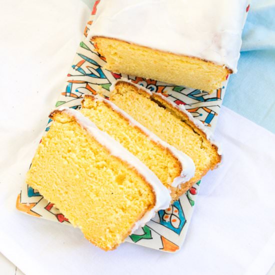 Tangerine pound cake - Recipe photo by petitedecadence