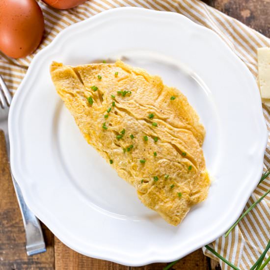 Four 5-Minute Omelettes - Recipe photo by Spain on a Fork