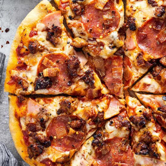 Meat Lover's Pizza - Recipe photo by Jessica Gavin
