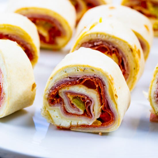 Spicy Italian Pinwheels - Recipe photo by spicysouthernkitchen