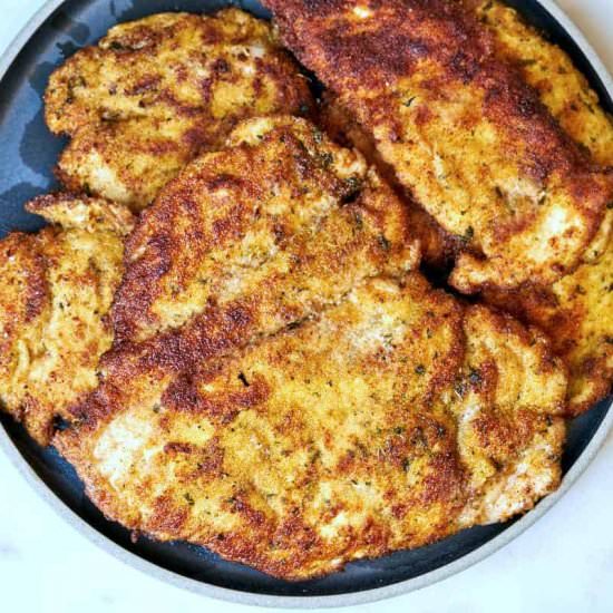 Chicken Schnitzel - Recipe photo by proportionalplate