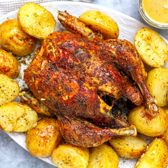 Instant Pot Roast Chicken Potatoes - Recipe photo by IrenaMacri
