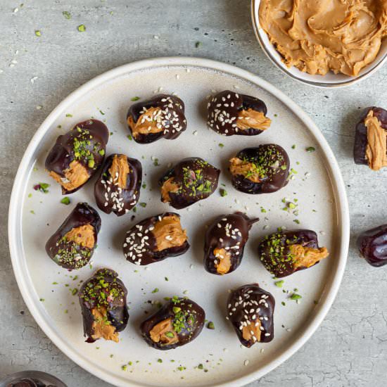 Peanut Butter Stuffed Dates - Recipe photo by Tashasartisanfoods