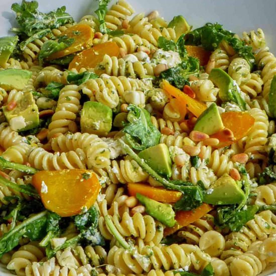 Avocado Pesto Pasta - Recipe photo by proportionalplate