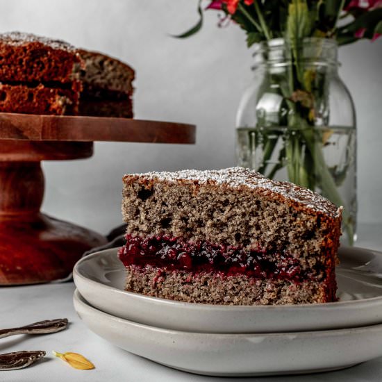 buckwheat jam cake - Recipe photo by whisked away kitchen
