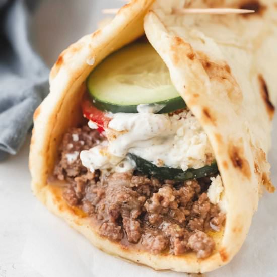 Instant Pot Ground Beef Gyros - Recipe photo by eatinginaninstant