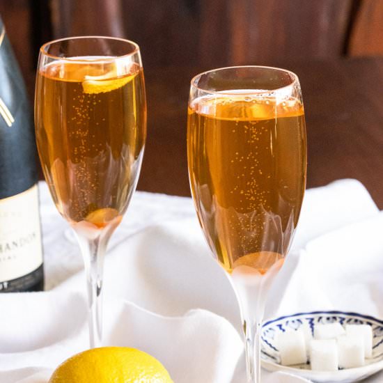 Champagne Cocktail - Recipe photo by GiangisKitchen