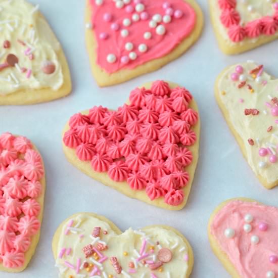 Valentine’s Day cookies - Recipe photo by everyday-delicious.com