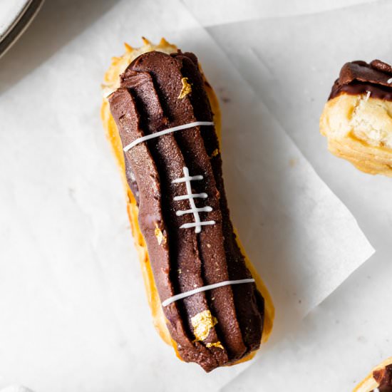 Football Eclairs - Recipe photo by poshlittledesigns