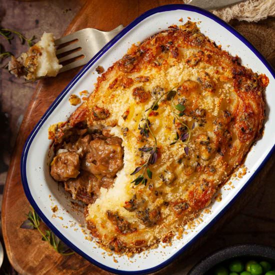 Steak & Stilton Pie - Recipe photo by littlesugarsnaps