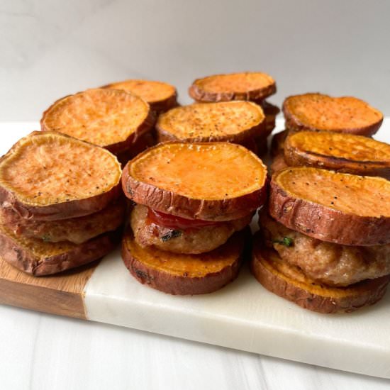 Turkey Sweet Potato Sliders (Paleo) - Recipe photo by frozen_bananas_