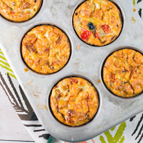 Southwestern Egg Muffins - Recipe photo by bunsenburnerbakery
