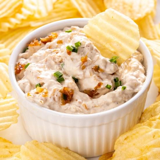 French Onion Dip - Recipe photo by Jessica Gavin