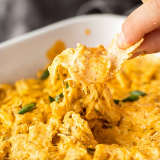 Instant Pot Buffalo Chicken Dip - Recipe photo by Theoregondietitian