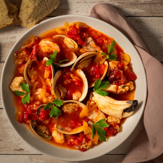 San Francisco Style Cioppino - Recipe photo by Austin Eats