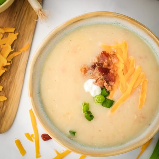 4 Ingredient Potato Soup - Recipe photo by dizzybusyandhungry