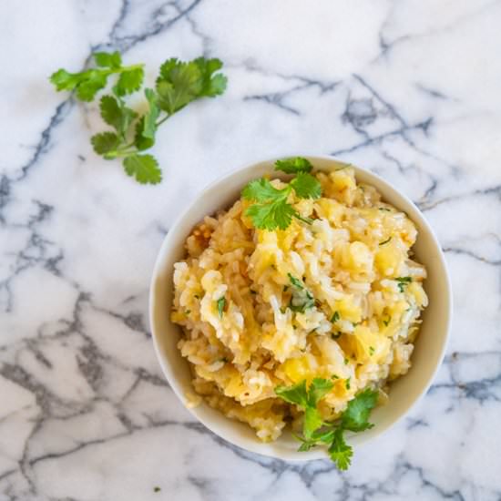 Instant Pot Pineapple Rice - Recipe photo by sidewalkshoes