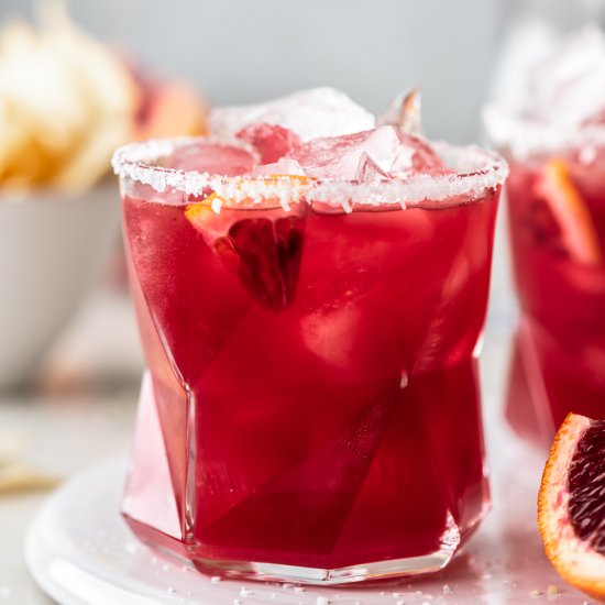 blood orange margarita - Recipe photo by withspice