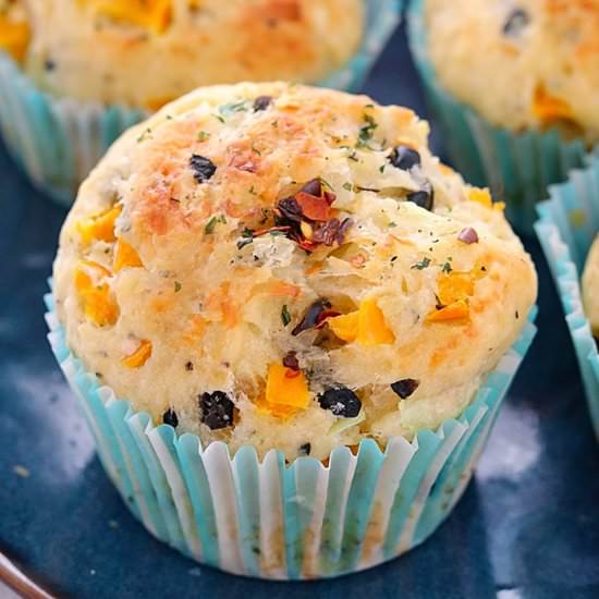 Savory Vegetables Muffins - Recipe photo by ruchiskitchen