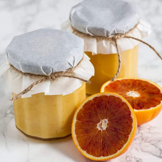Blood Orange Curd - Recipe photo by Recipe Crumbs