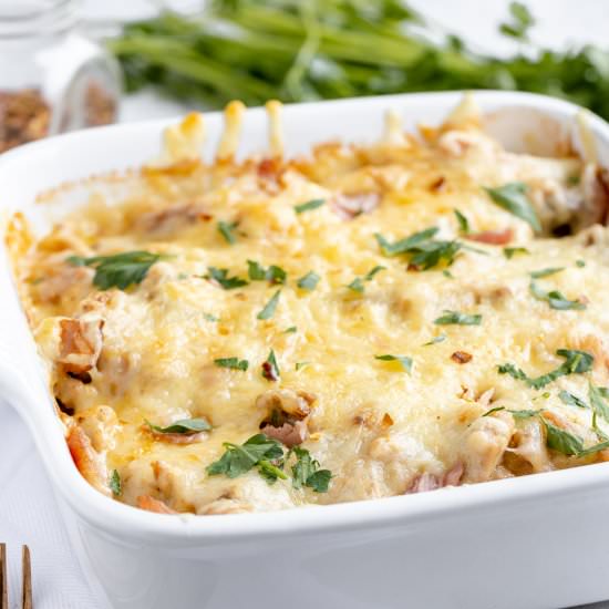 Chicken Cordon Bleu Casserole - Recipe photo by Ketofocus