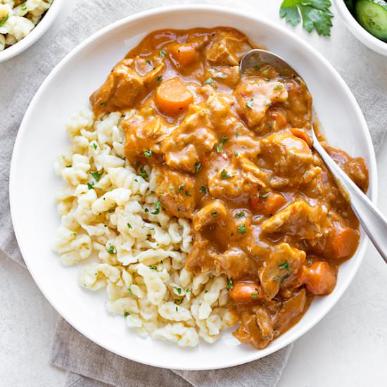Chicken Paprikash - Recipe photo by thecozyapron