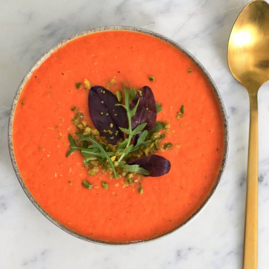 One Tray Roasted Pepper Soup - Recipe photo by mariateodorastefan