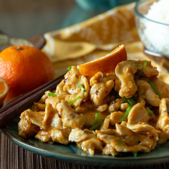 Spicy Mandarin Orange Chicken - Recipe photo by Healthy World Cuisine
