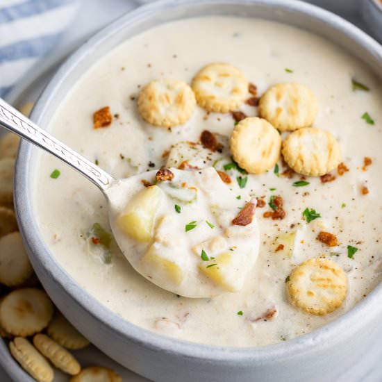New England Clam Chowder - Recipe photo by Savingroomfordessert