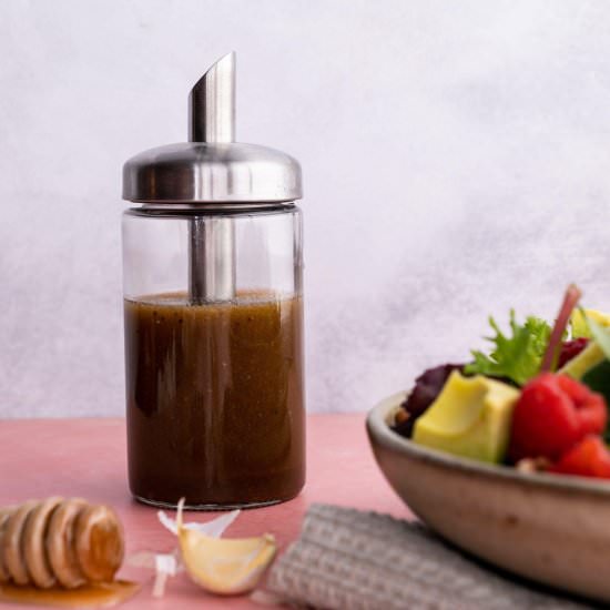 Balsamic Vinaigrette Salad Dressing - Recipe photo by wholefully