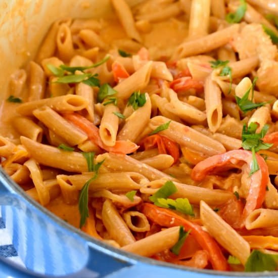 Chicken Fajita Pasta - Recipe photo by thisdelicioushouse