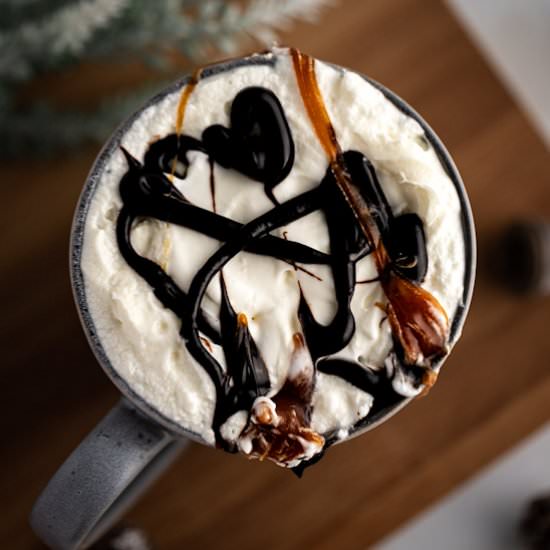Starbucks Salted Caramel Mocha - Recipe photo by The Littlest Crumb