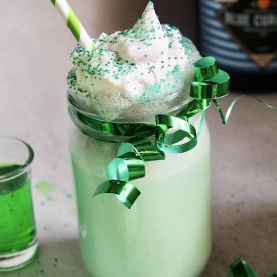 Irish Whiskey Shamrock Shake - Recipe photo by Red Wine Dragons