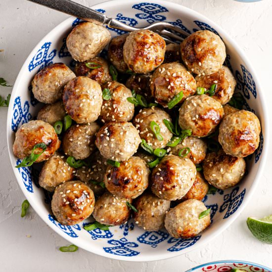 Baked Pork Meatballs - Recipe photo by Tina FitDiary