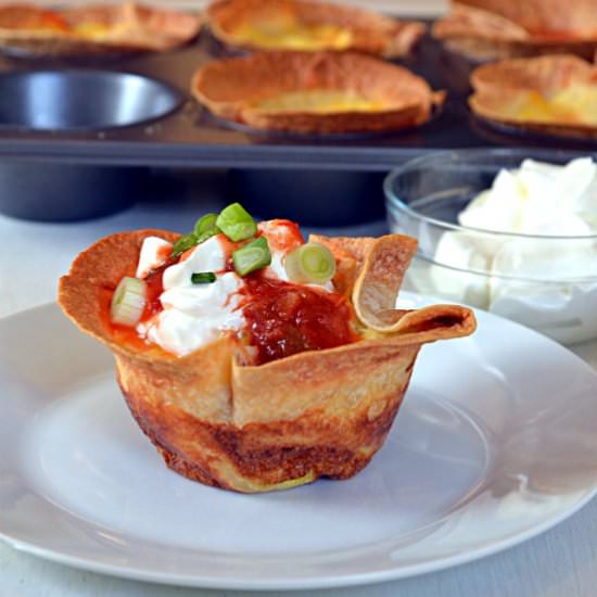 Tortilla Mini Quiche - Recipe photo by Kitchengetaway