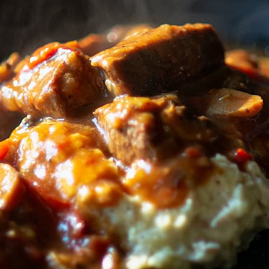 Easy Instant Pot Swiss Steak - Recipe photo by Chicken Fried Kitchen