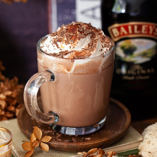 Baileys Hot Chocolate - Recipe photo by littlesugarsnaps