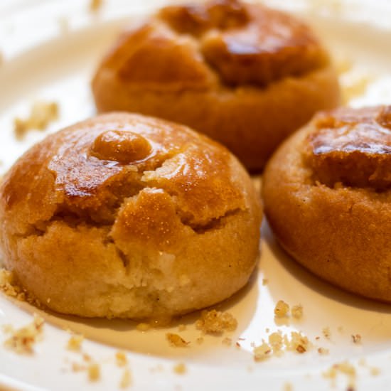 Sekerpare/Turkish Semolina Cookies - Recipe photo by Cooking Gorgeous