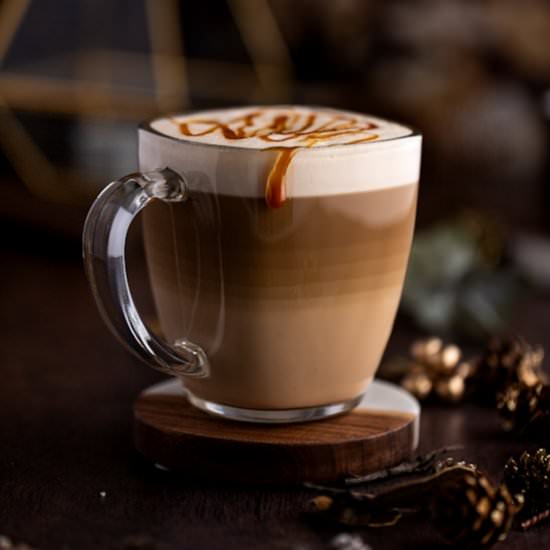 Salted Caramel Macchiato - Recipe photo by The Littlest Crumb